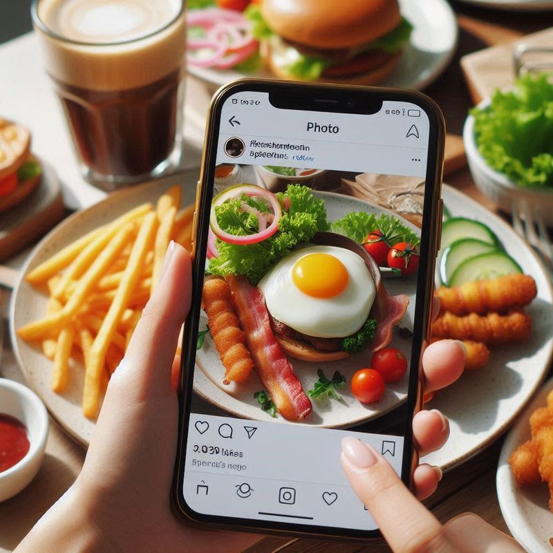 QR menu for social media food businesses