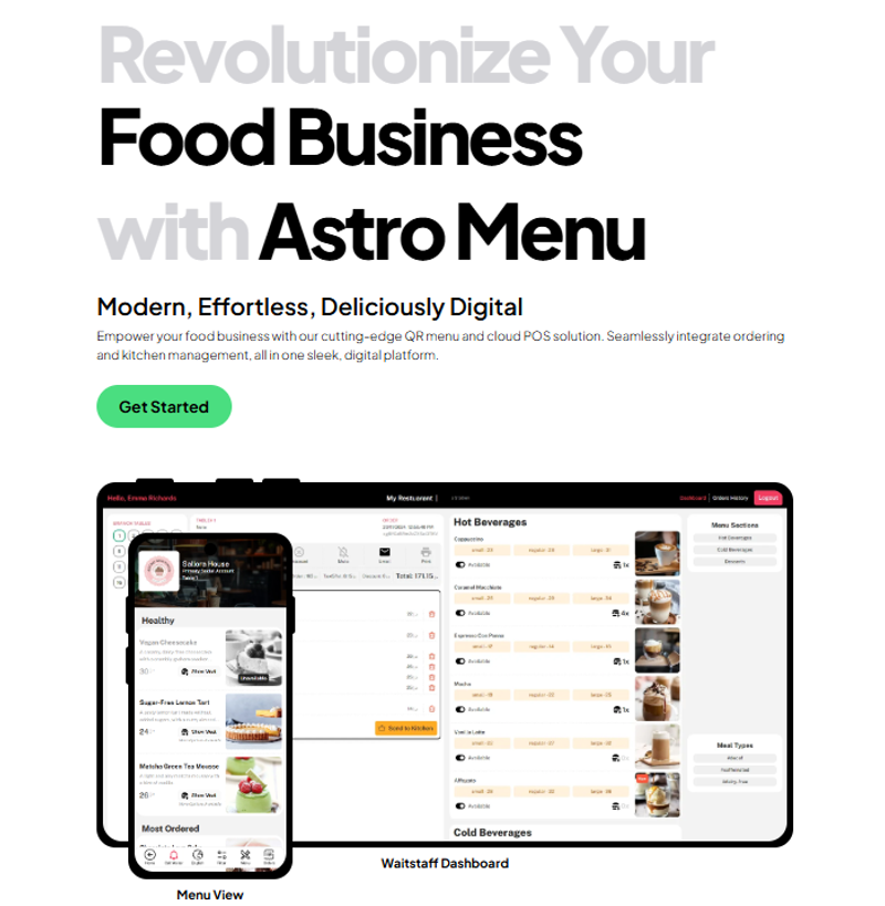 Astro-Menu revolutionizing QR menus