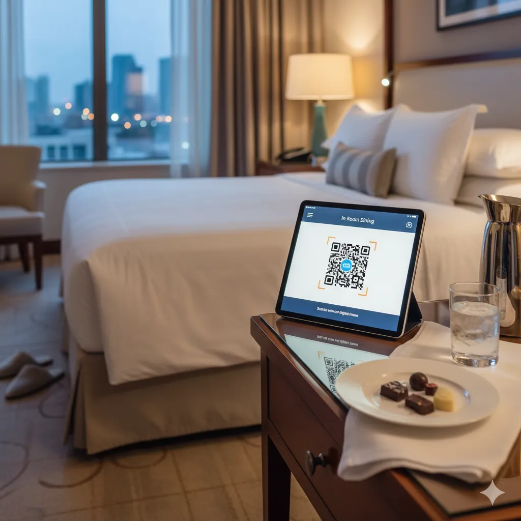 QR menus in the hotel and hospitality industry